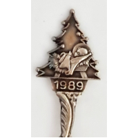 Verzilverde theelepel, Christmas 1989